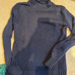 J. Crew 1988 rollneck sweater navy